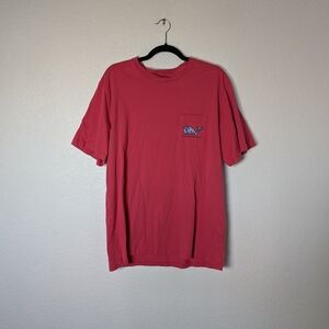 Vineyard Vines Men's Salmon T-Shirt with Pocket